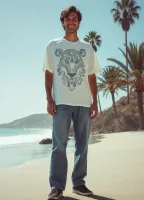 Palm Paradise Jeans